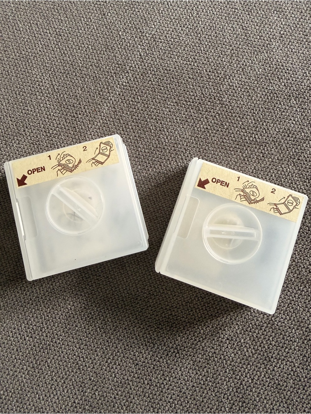 MUJI Japan Polypropylene Cable Case Phone Stand Set of 2